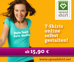 Personalisierte T-shirts von Spreadshirt.de